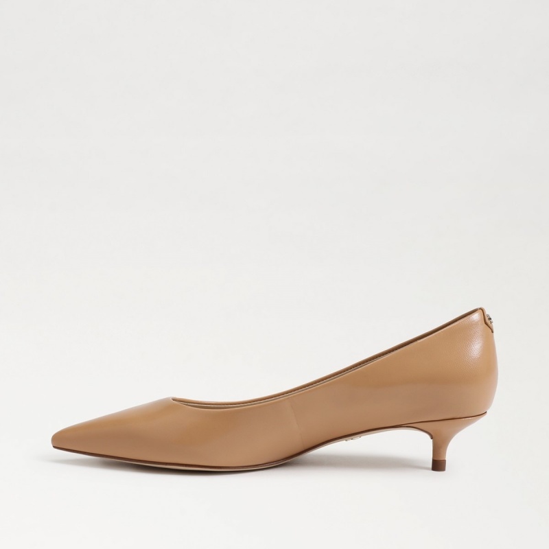 Tacones Sam Edelman Franci Kitten Pump Mujer Luxe Tan | ZESMJ51948