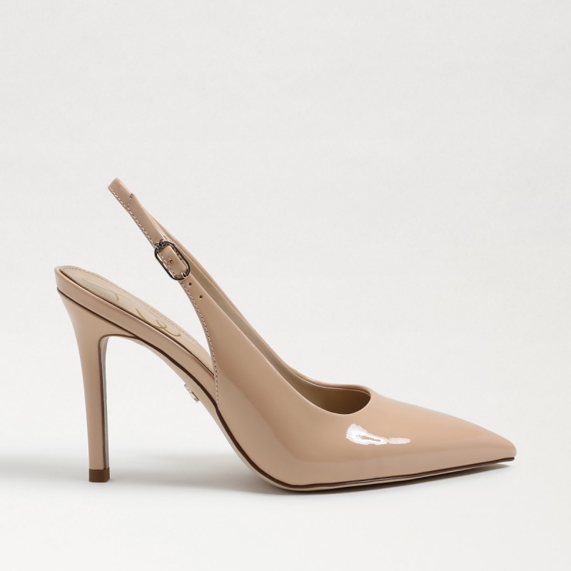 Tacones Sam Edelman Hazel Destalonadas Pump Mujer Beige | TESWZ64926