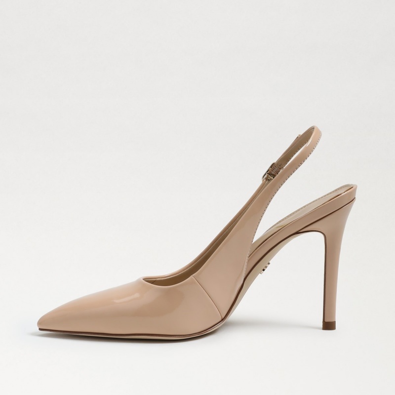 Tacones Sam Edelman Hazel Destalonadas Pump Mujer Beige | TESWZ64926