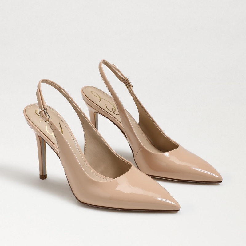 Tacones Sam Edelman Hazel Destalonadas Pump Mujer Beige | TESWZ64926