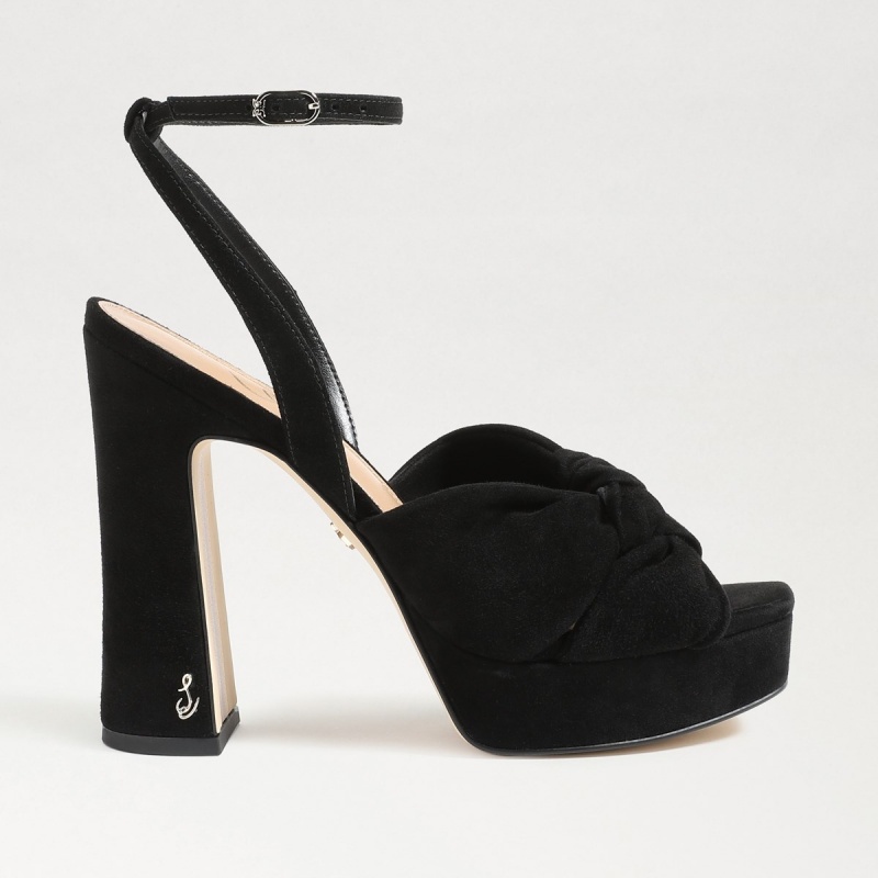 Tacones Sam Edelman Kristen Plataforma Mujer Negras | TESPQ26399