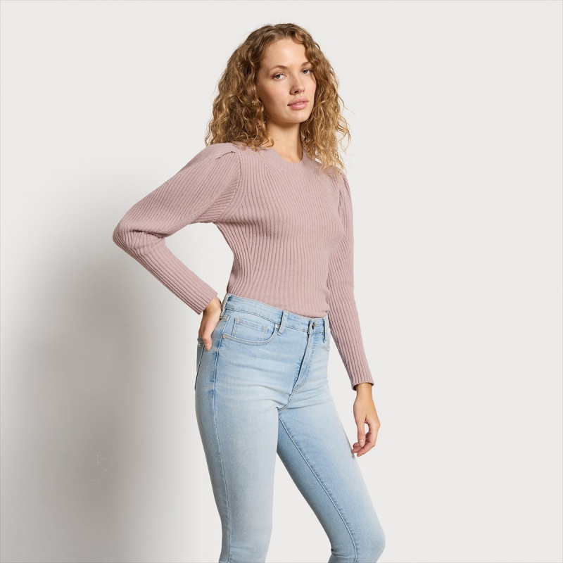 Tops Sam Edelman Cohen Puff Sueter Accessories Lavanda | SESNY95498