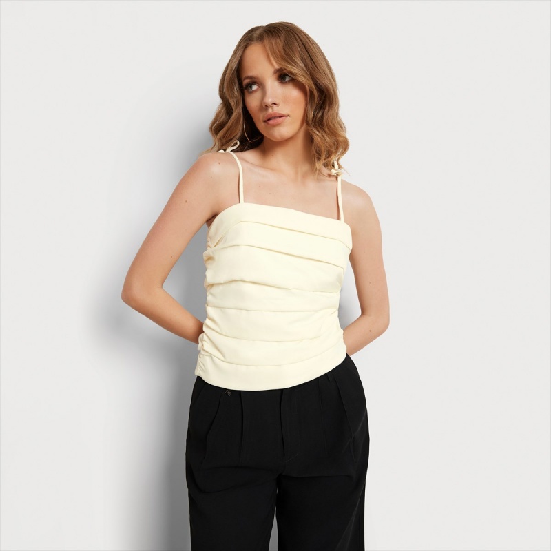 Tops Sam Edelman Larkyn Tank Accessories Gardenia | ZESNQ30803