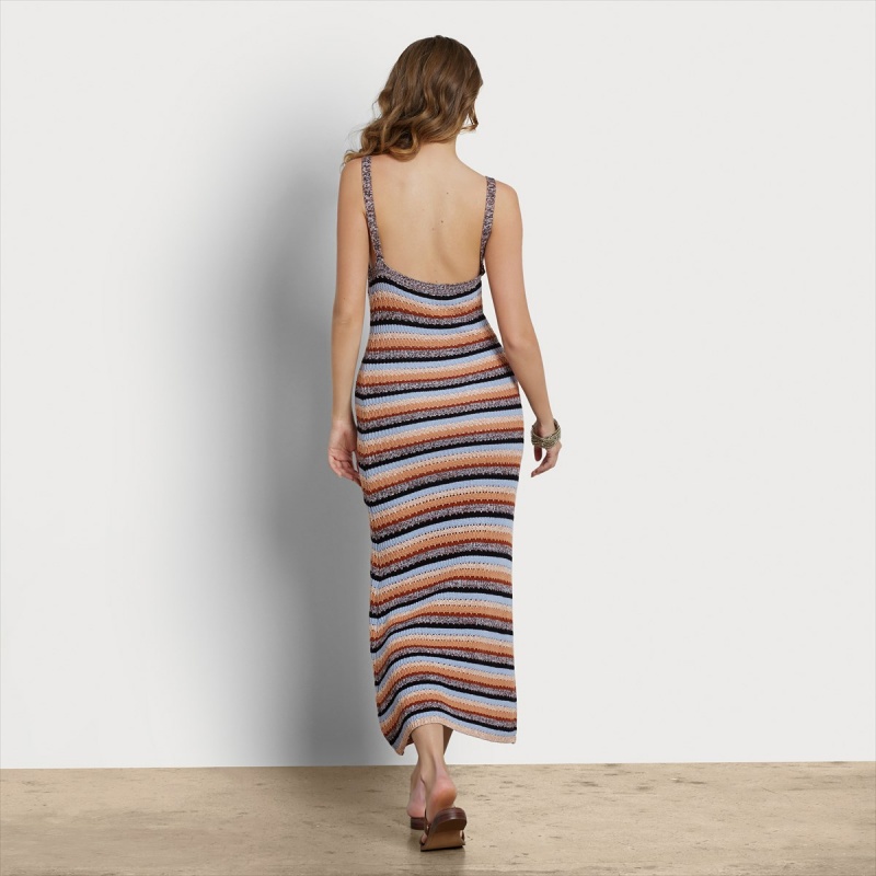 Vestido Sam Edelman Alanis Midi Accessories Canyon Sunset | ESICD36148