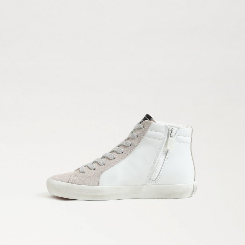 Zapatillas Sam Edelman Avon High Top Niña White/Lily | TESWZ75649