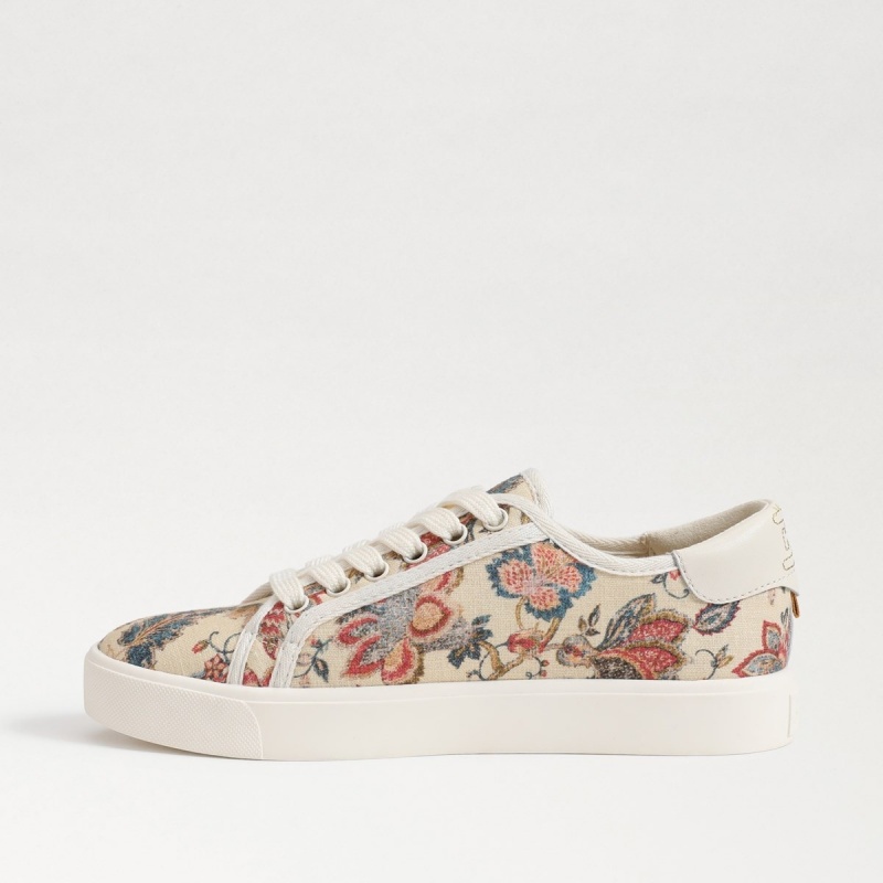 Zapatillas Sam Edelman Ethyl Print Encaje Up Mujer Natural Multi | FESHY97655