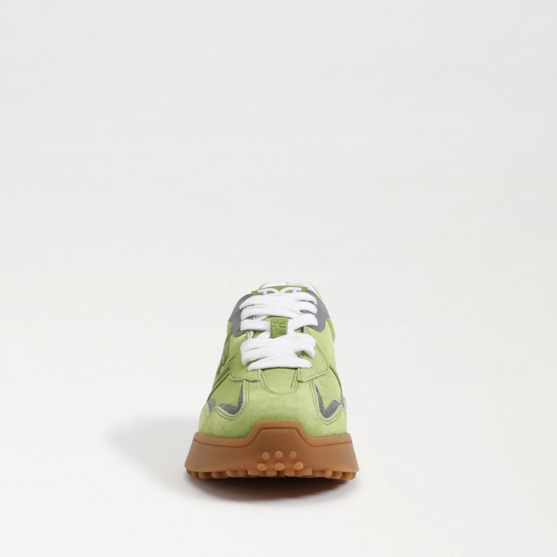 Zapatillas Sam Edelman Langley Encaje Up Mujer Summer Pear | ESXBR61176