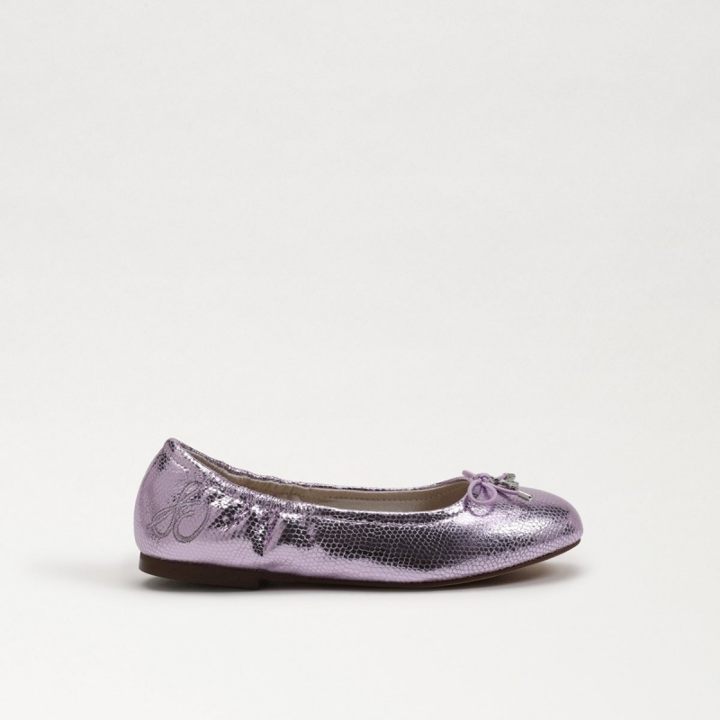 Zapatos Planos Sam Edelman Felicia Ballet Niña Lilac Quartz | SESNY76401