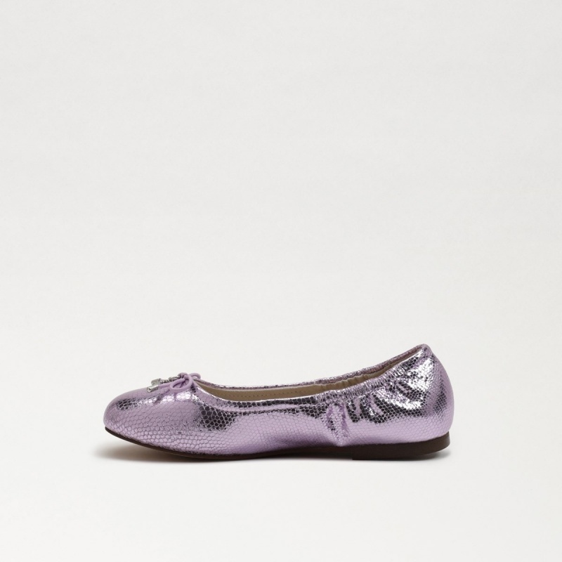 Zapatos Planos Sam Edelman Felicia Ballet Niña Lilac Quartz | SESNY76401