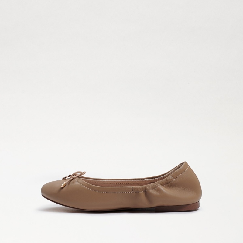 Zapatos Planos Sam Edelman Felicia Ballet Niña Classic Nude Leather | DESKV75455