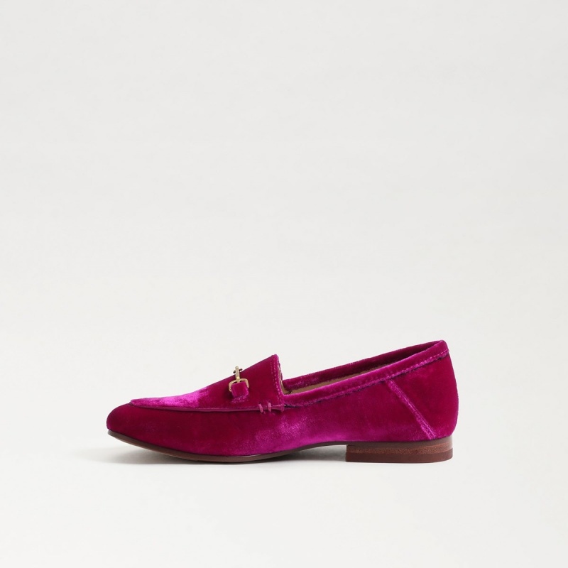 Zapatos Planos Sam Edelman Loraine Bit Niña Raspberry Velvet | ESDYB91211