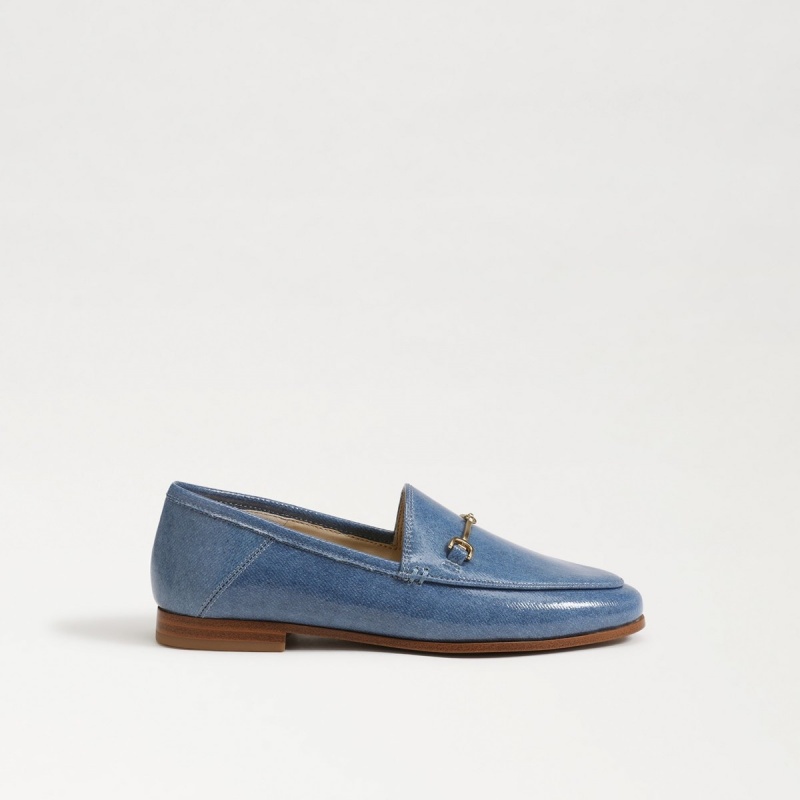 Zapatos Planos Sam Edelman Loraine Bit Niña Azules | YESVQ18780