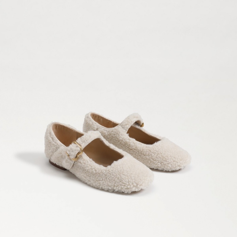 Zapatos Planos Sam Edelman Michaela Mary Jane Niña Nature Mist | ESQAV94065