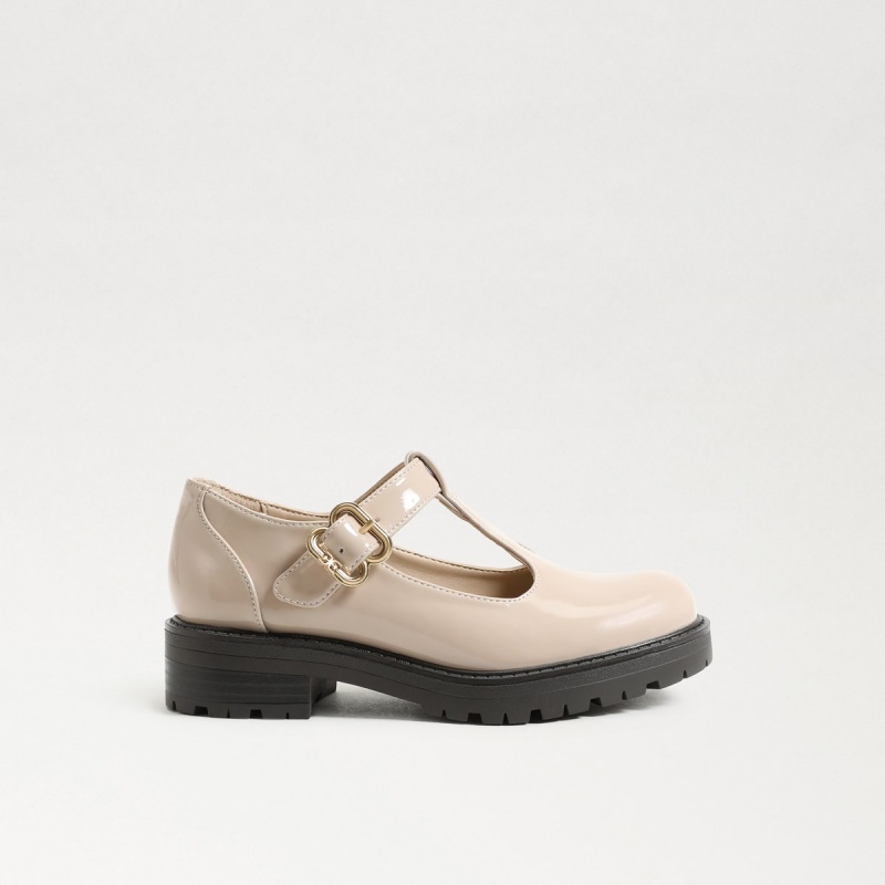 Zapatos Planos Sam Edelman Taelor Mary Jane Niña Chai Latte | ESZPD94853