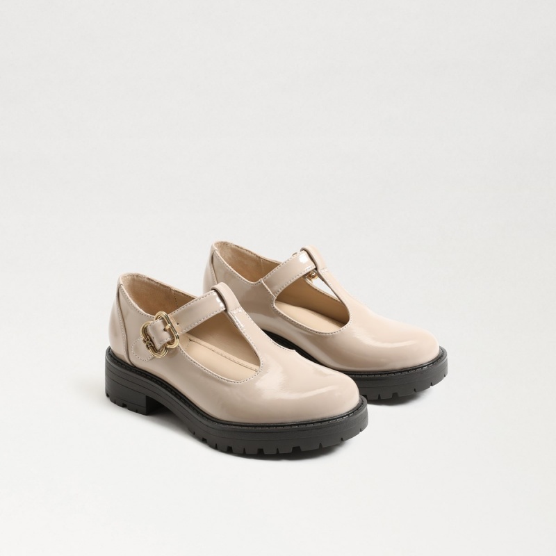 Zapatos Planos Sam Edelman Taelor Mary Jane Niña Chai Latte | ESZPD94853