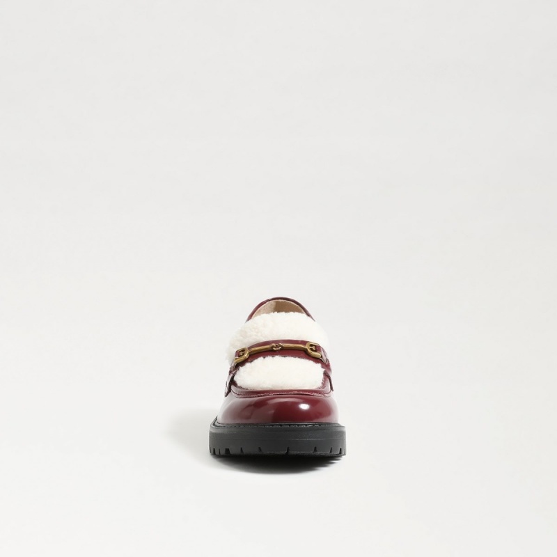 Zapatos Planos Sam Edelman Tully Niña Bordeaux | YESVQ85273